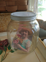 Brockway Canister Jar with Lid 1925-33 - $20.00