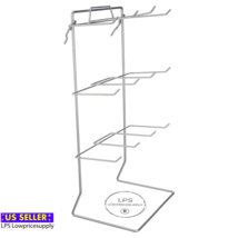 Silver One 12 Single Peg Hook Counter Top Display Rack (Holds 3&quot; x 5&quot; Item) - $39.50