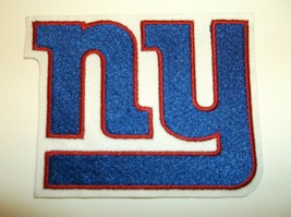 New York NYG Giants Embroidered PATCH~3 1/2" x 2 1/2"~Iron Sew On~NFL~Ships FREE - $4.75