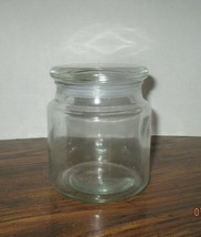 Canister With Lid NEW From Box Of 12 Glass Express Many Uses - $12.86