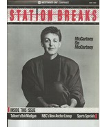 ORIGINAL Vintage 1989 Westwood One Station Breaks Magazine Paul McCartney - $79.19