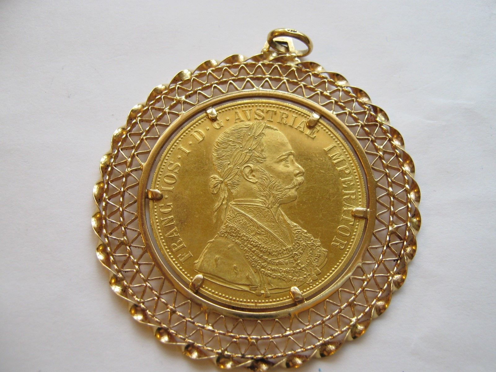 Franc Ios Idg Avstriae Imperator 1915 4 AUSTRIA ,1915 ,FRANC , IOS ,IDG AVSTRIAE IMPERATOR LOD REX HVNGAR BOHEM