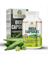 OKRA CAPSULES. Whole Body Wellness and Blood Sugar Support Supplement - $34.99