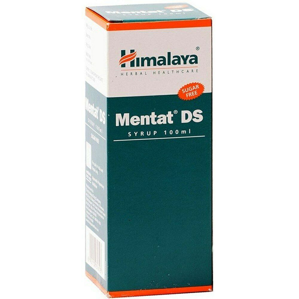 Himalaya Mentat DS Syrup (Sugar Free) (100ml) x 2 Bottles Enhances Memory