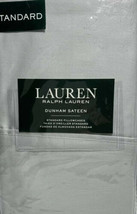Silver Ralph Lauren Dunham Sateen 300TC 100% Cotton Standard Pillowcases - $34.64
