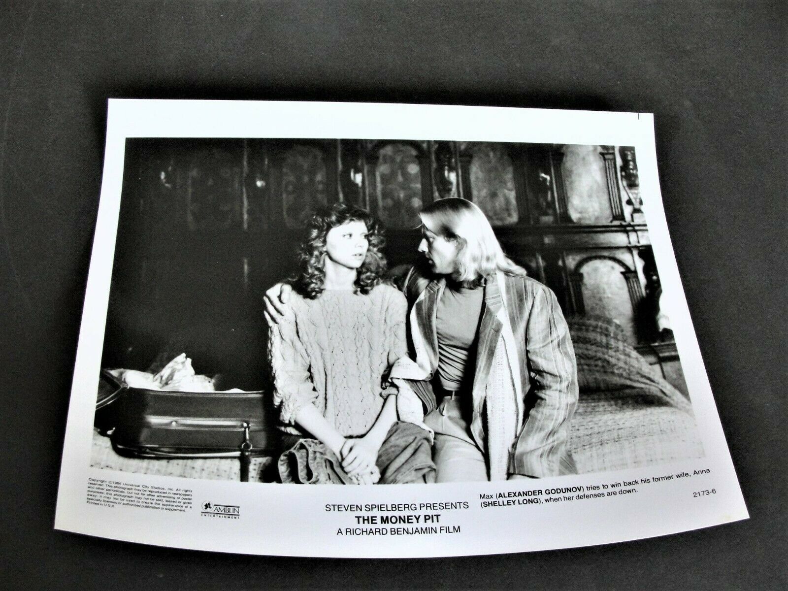 Alexander Godunov and Shelly Long in 1986 -The Money Pit - Still Photo ...