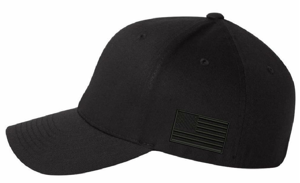 Make America Great Again MAGA Flex fit or Adjustable Blackout Hat with ...