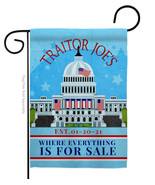 Traitor Joe&#39;S Garden Flag Political 13 X18.5 Double-Sided House Banner - $19.97