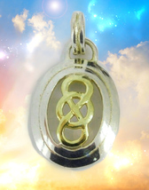HAUNTED NECKLACE INFINITE ROYAL LINES OF POWER GOLDEN ROYAL COLLECTION MAGICK - $397.77
