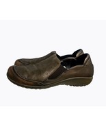 Naot Moana Volcanic Bronze Leather Slip on Comfort Shoes Flats Size 37 6... - $41.39