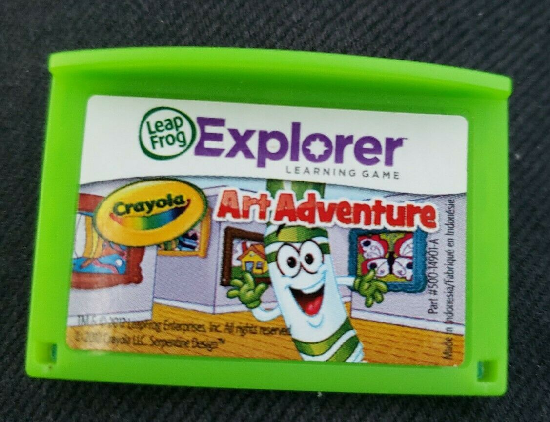 LeapFrog LeapPad Explorer Learning Crayola Art Adventure, Leap Pad 1 2 3 GS U Game