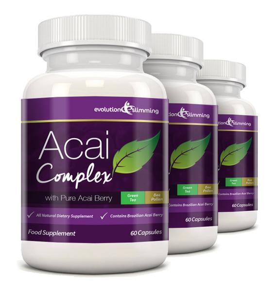 Acai Berry Complex 455mg 180 Capsules (3 Month Supply)
