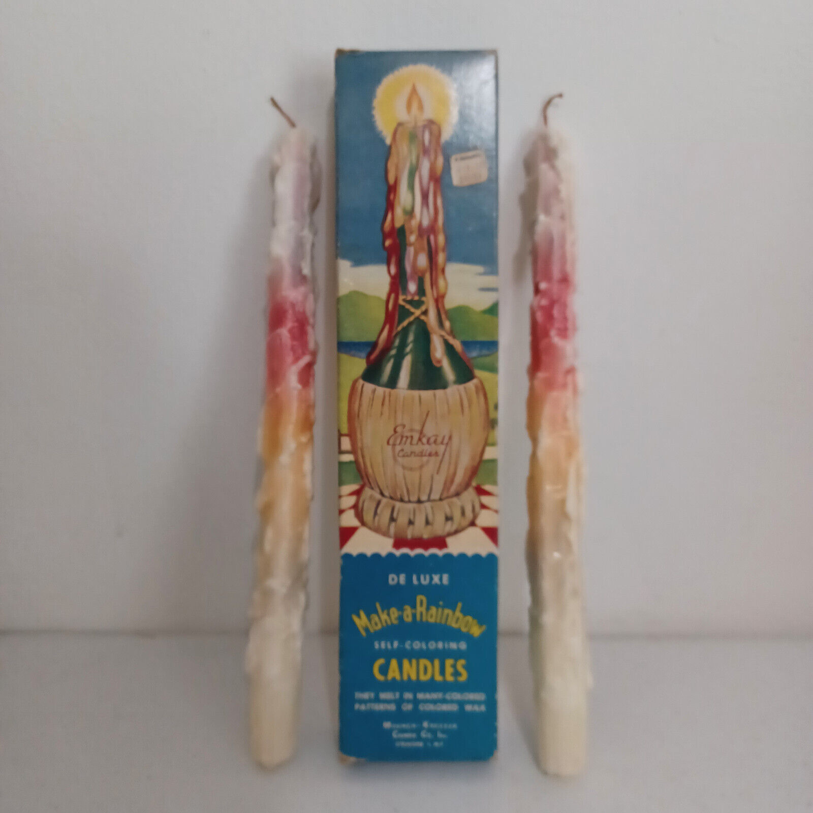 Drip Candles Make a Rainbow Self Coloring Emkay De Luxe Muench Kreuzer