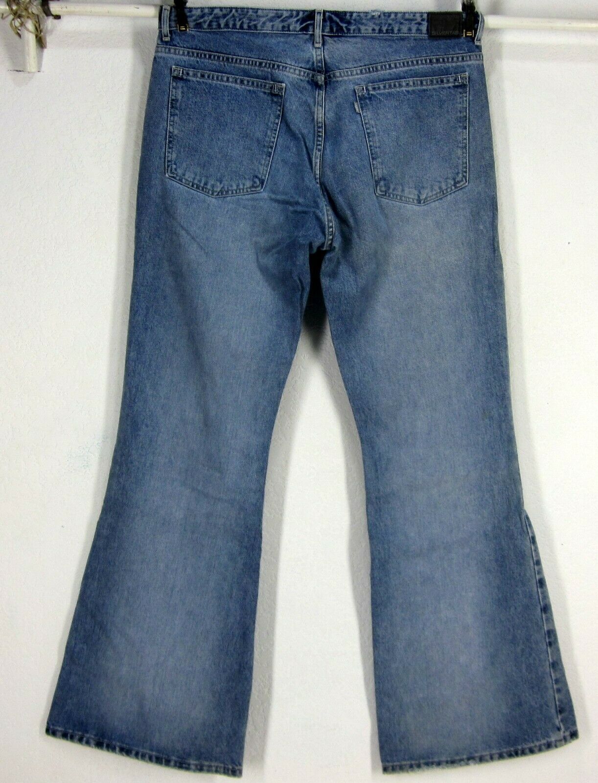 LEVI'S SILVER TAB BOOT CUT WOMEN'S 7S W30 L30 100% COTTON BLUE JEANS ...