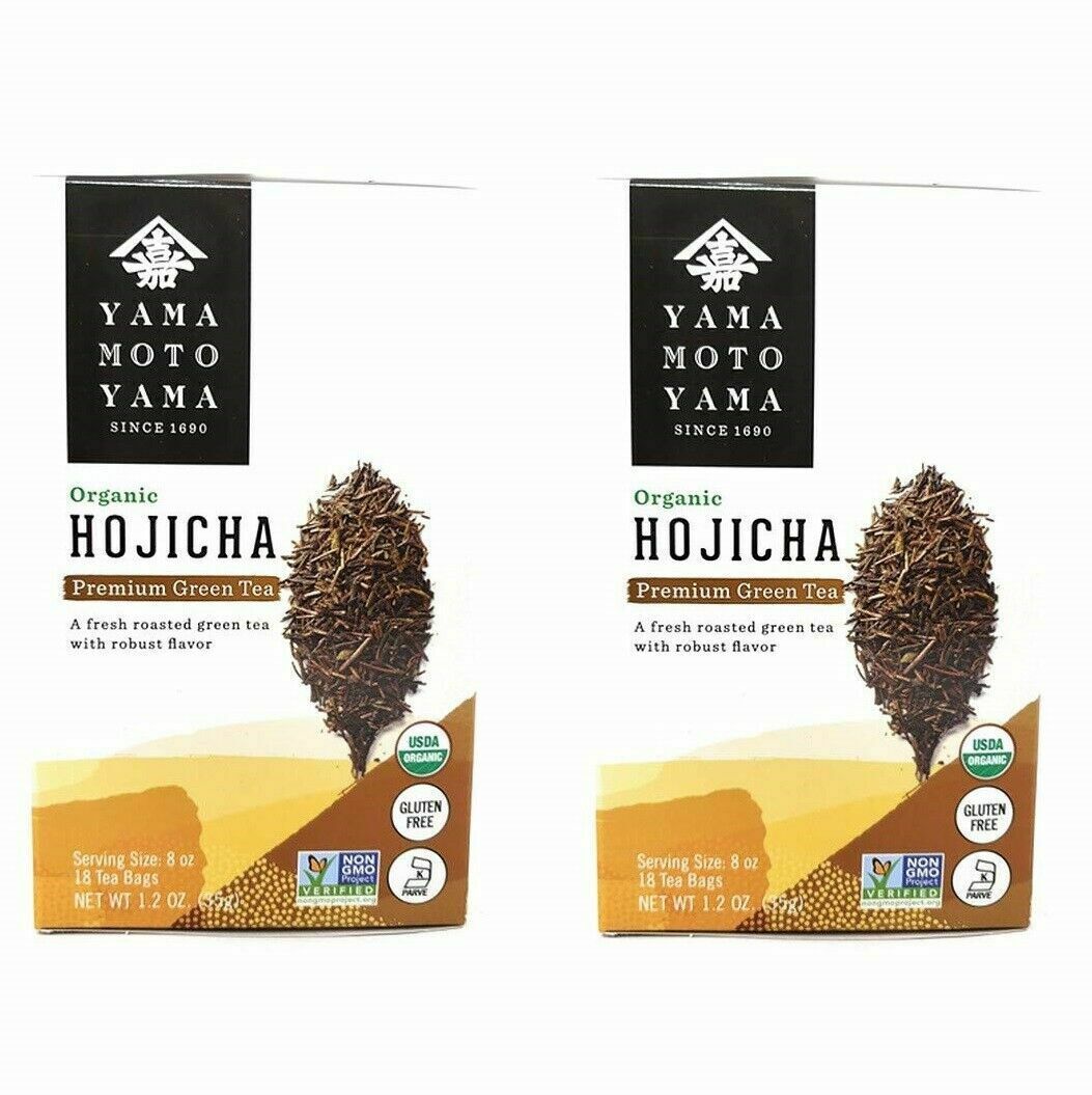 Japanese Yamamotoyama Organic Hojicha Premium Green Tea (2 Pack Total of 2.4 oz) - $19.79