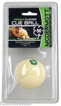 MCDERMOTT GREEN CLOVER BILLIARD GAME POOL TABLE REPLACEMENT CUE BALL - $15.95