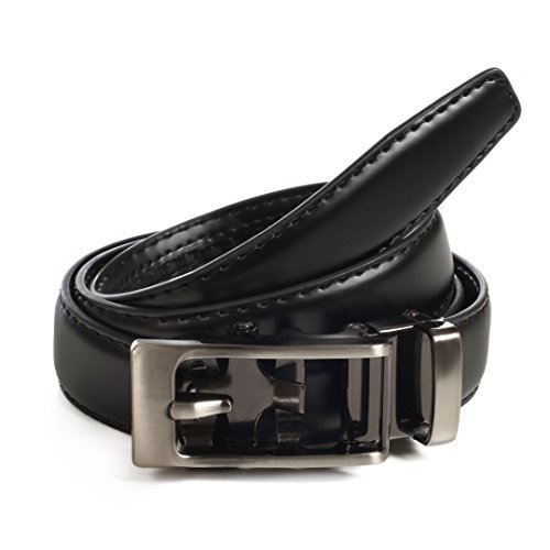 Leather Ratchet Boys Belt, Automatic Buckle, Adjustable Belt by CANDOR ...