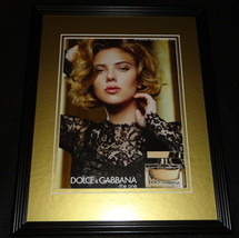 Scarlett Johansson 2011 Dolce & Gabbana Framed 11x14 ORIGINAL Advertisement