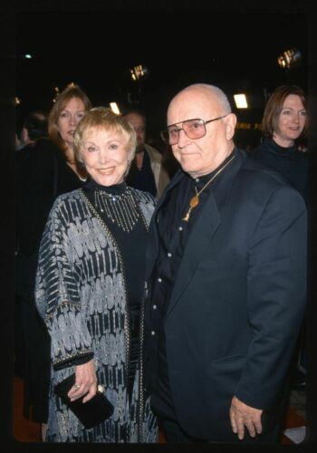 1999 Rod Steiger & Joan Bennett Candid Original 35mm Slide Transparency 