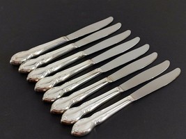 Wm Rogers MOONLIGHT ROYAL VICTORIAN 8 Hollow Dinner Knives 8-5/8&quot; IS Sil... - $19.79