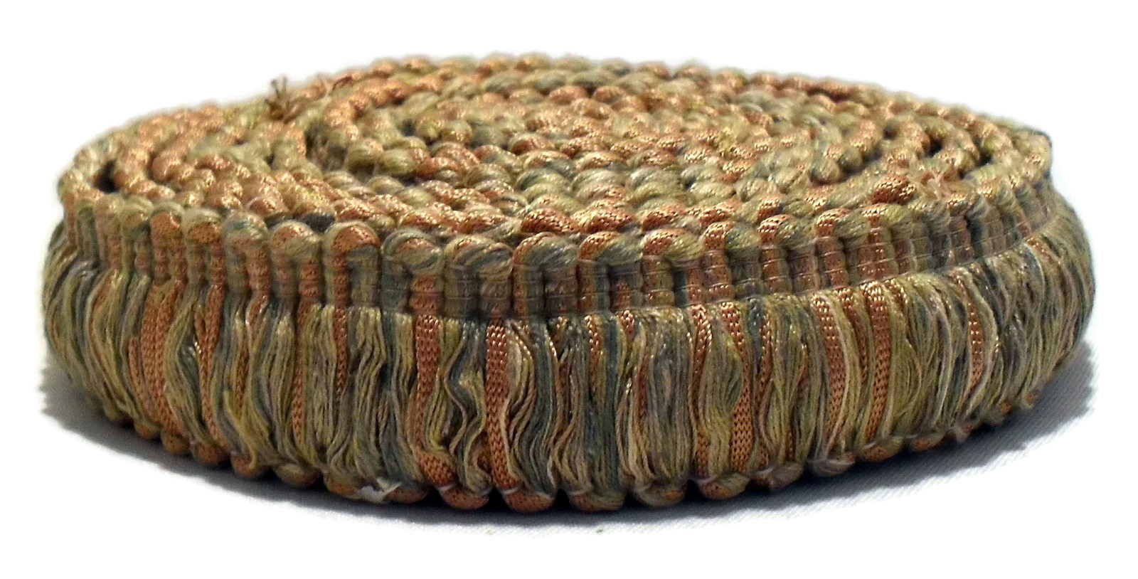 Upholstery Double Fringe Trim 36 Sandstone 6 Yards Trims