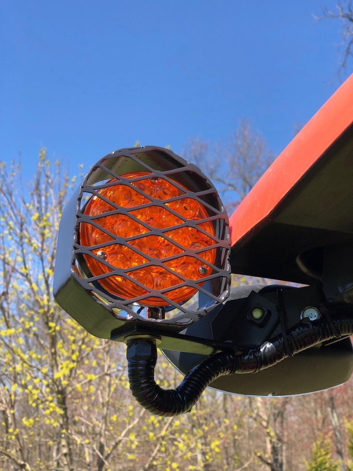 Kioti Tractor Direction Lamp LED Light Protectors with Metal Guard