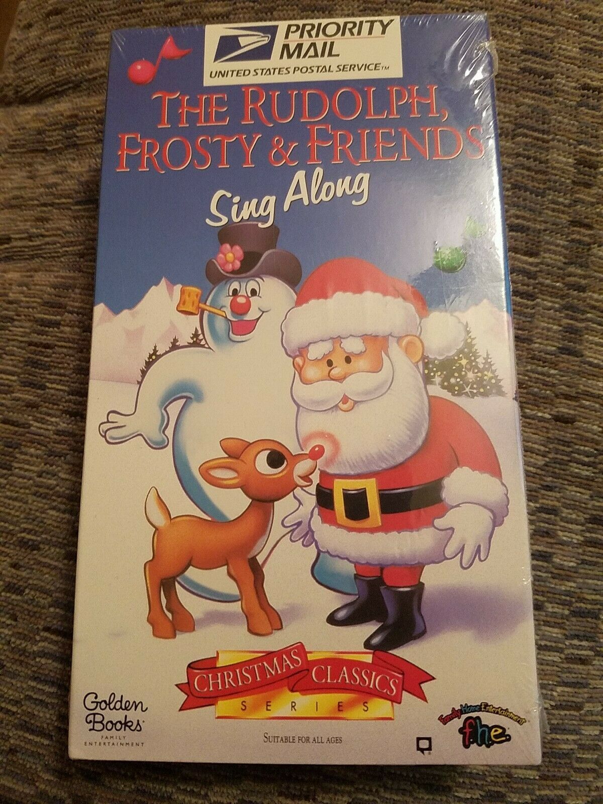 SEALED USPS The Rudolph Frosty and Friends Sing Along VHS 1996 - VHS Tapes