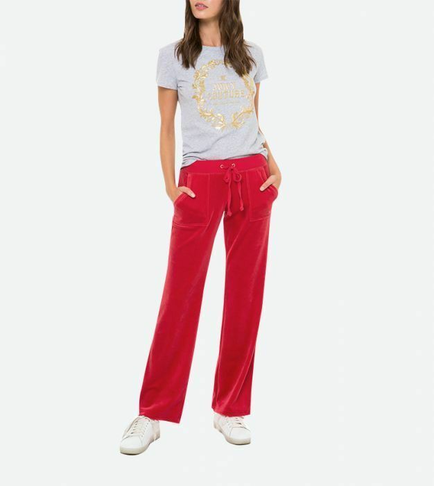 juicy couture pants & shorts del ray classic velour pant