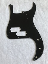 Fits  Fender '62 Precision P Bass Guitar Pickguard Scratch Plate,3 Ply Black - $21.50