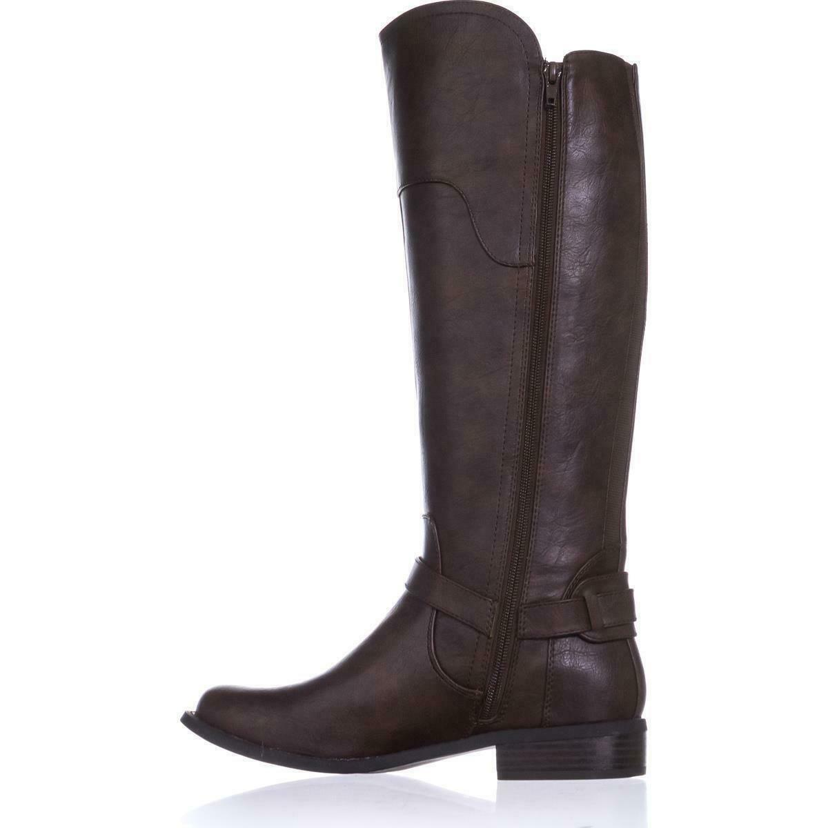 G by Guess Harson Tall Riding Boots, Dark Brown - Boots