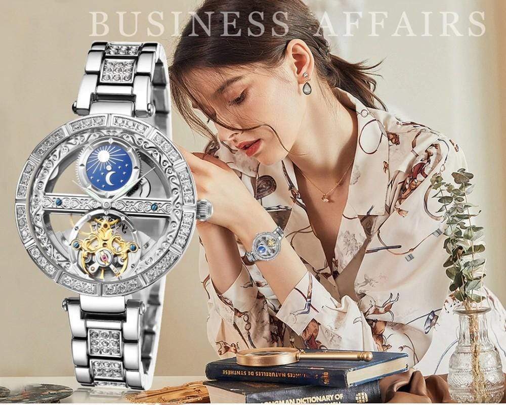 Luxury & Fashion Female Mechanical Watch