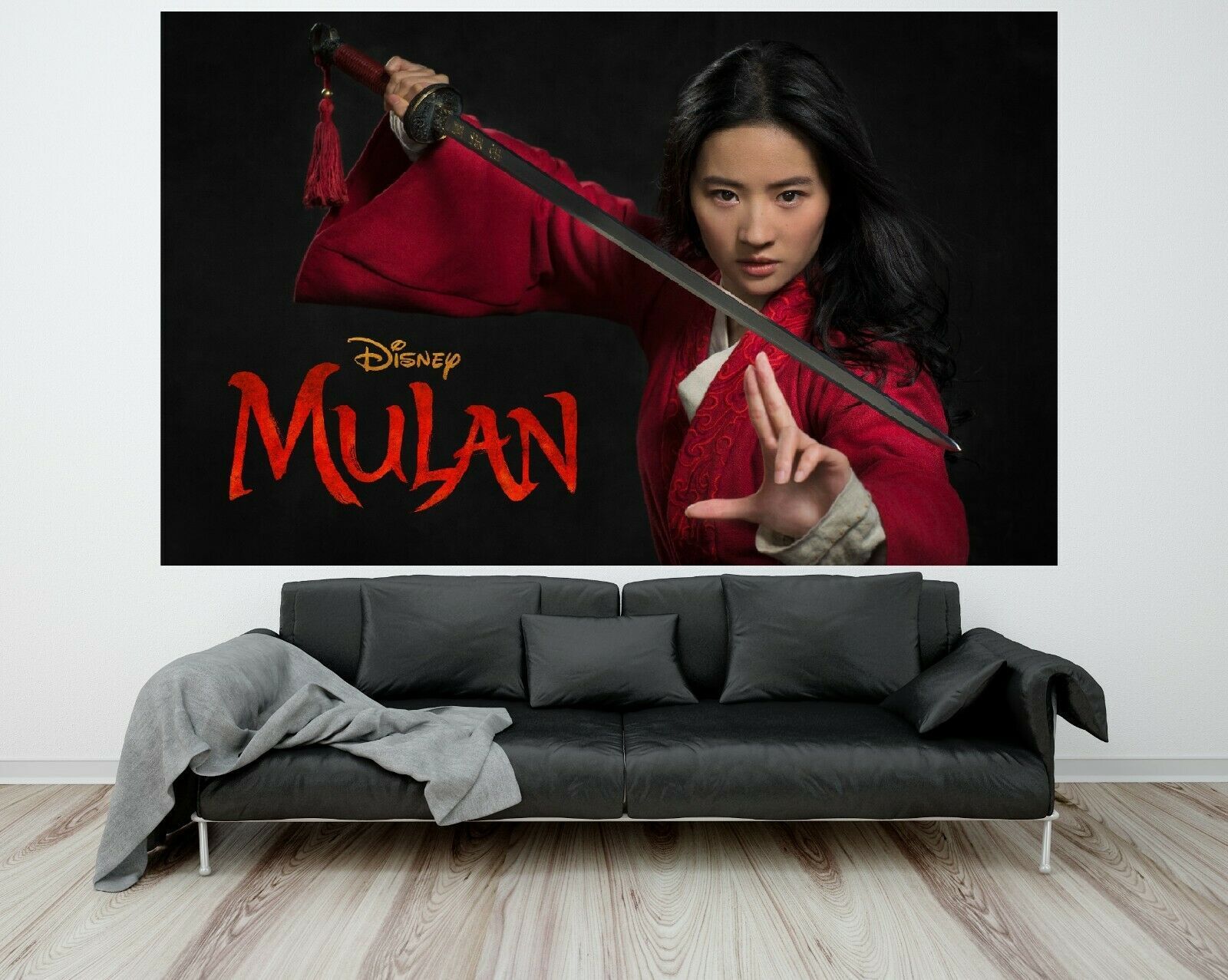 Mulan Poster Disney Movie Niki Caro Jet Li Yifei Liu Art Film Print 32x48 27x40