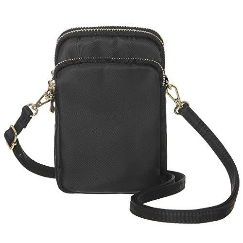 MINICAT Nylon Small Crossbody Cell Phone Purse Bag Smartphone Wallet For WomenBl - Tank Bags