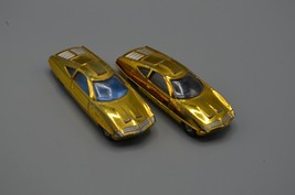 Dinky Toys ED Strakers Car Diecast Lot of 2 Gold VTG Made in England - $116.09