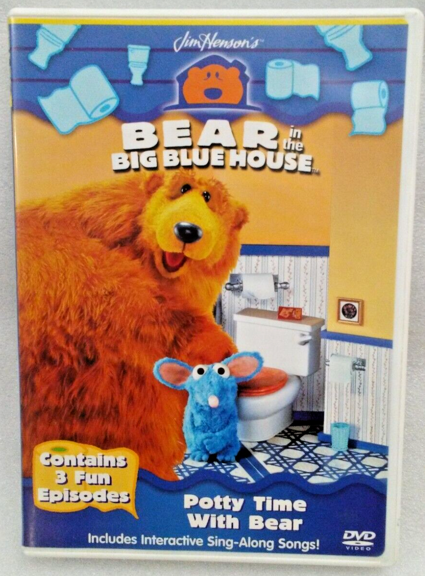 DVD Bear in the Big Blue House: Potty Time with Bear (DVD, 2001) - DVDs ...