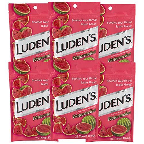 Luden's Watermelon Cough Throat Drops Soothes Your Throat & Tastes