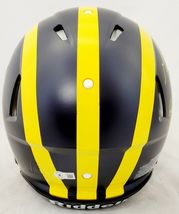 MIKE HART AND BLAKE CORUM SIGNED MICHIGAN WOLVERINES SPEED AUTHENTIC HELMET BAS image 3