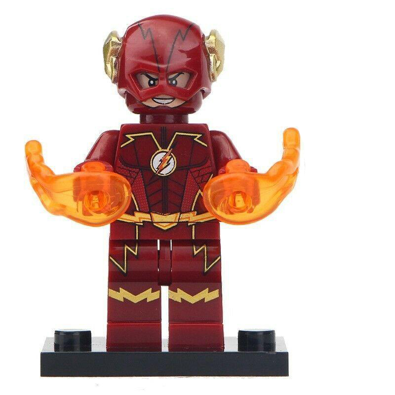 1pcs The Flash (Barry Allen) Marvel Super Heroes Minifigure Block Gift Toy