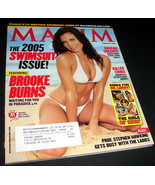 MAXIM Magazine 086 Feb 2005 Brooke Burns SWIMSUIT ISSUE Stephen Hawking ... - $10.99