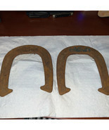 Vintage Set of 2 Roberts Forged Official Pitching Horseshoes 2lb 10oz ea... - $15.25