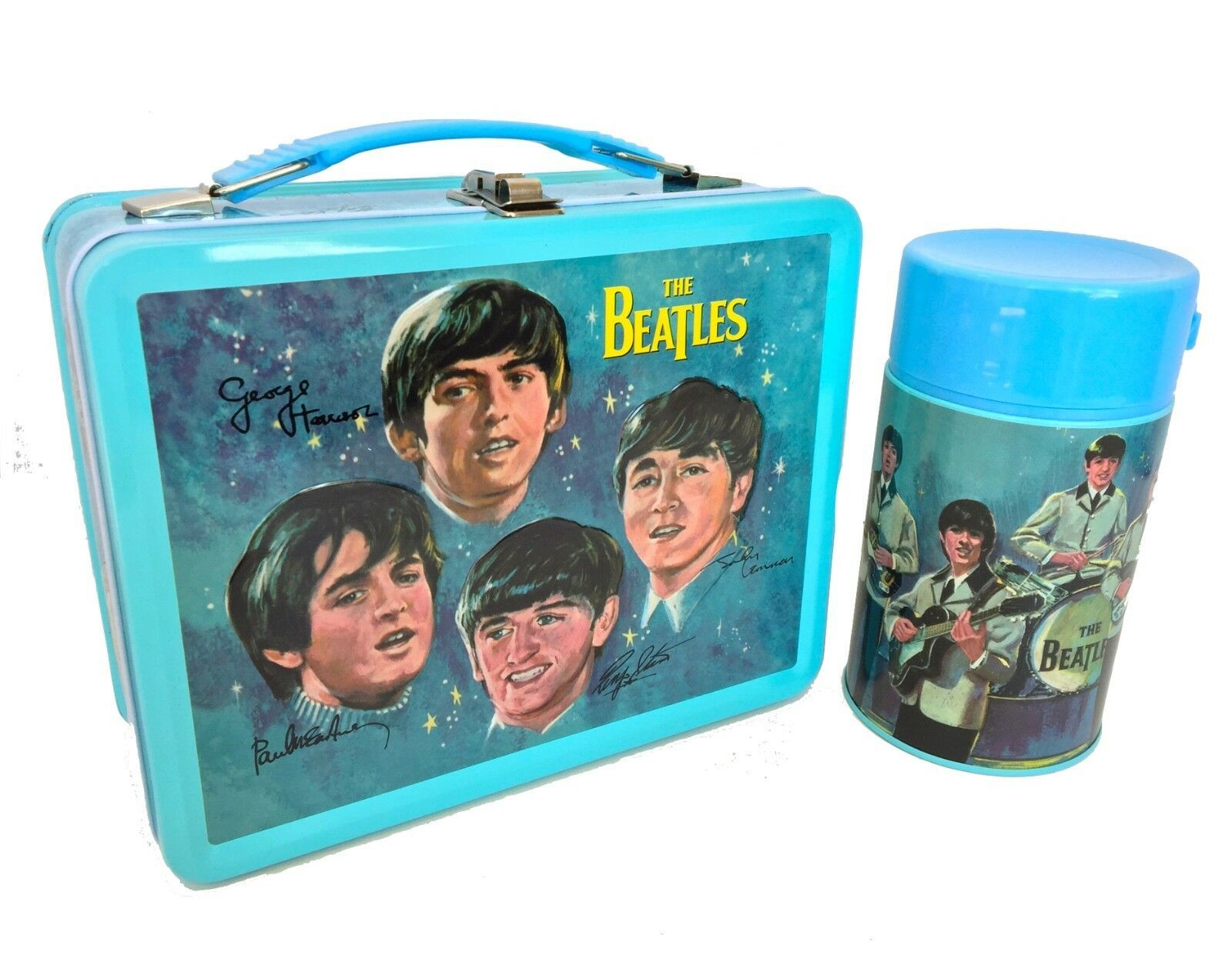 Beatles lunchbox and thermos