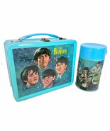 Beatles Metal Lunch Box w/ Thermos New Lunchbox NOS + Stereo &amp; Mono Sets... - $299.95
