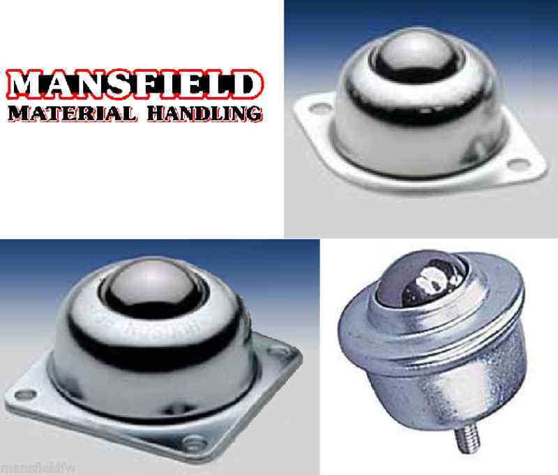 10 Ball Transfer Rollers Conveyor Mounted RollAWay Mansfieldfw Other