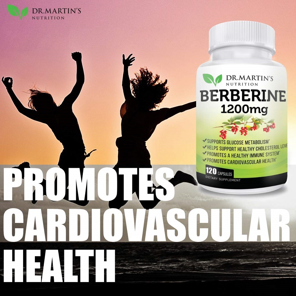 Dr Martin's Nutrition1200mg Berberine 20Caps Healthy Blood Sugar