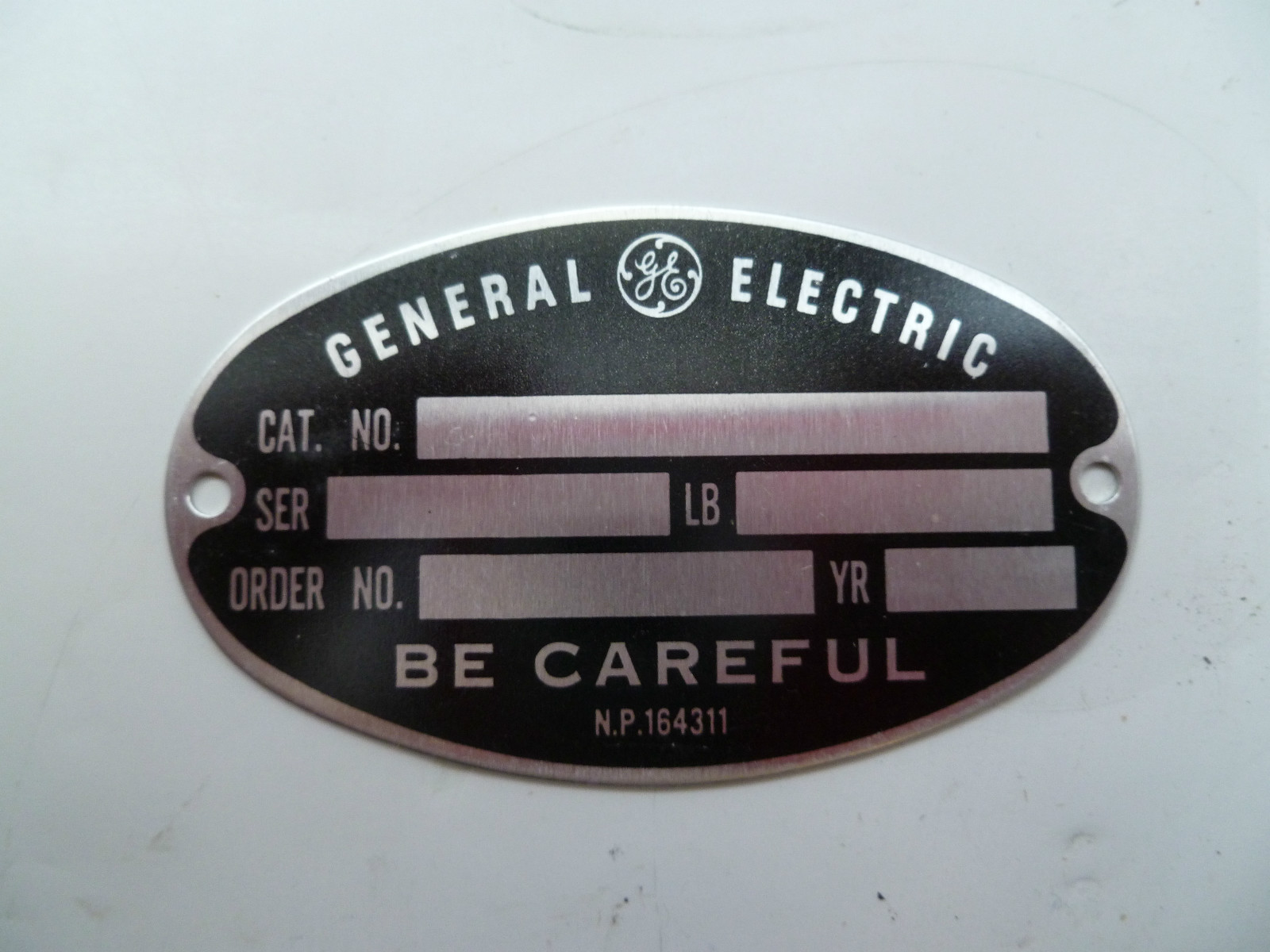21 General Electric Name Tags Motor Meter Labels GE 164311 Mansfieldfw