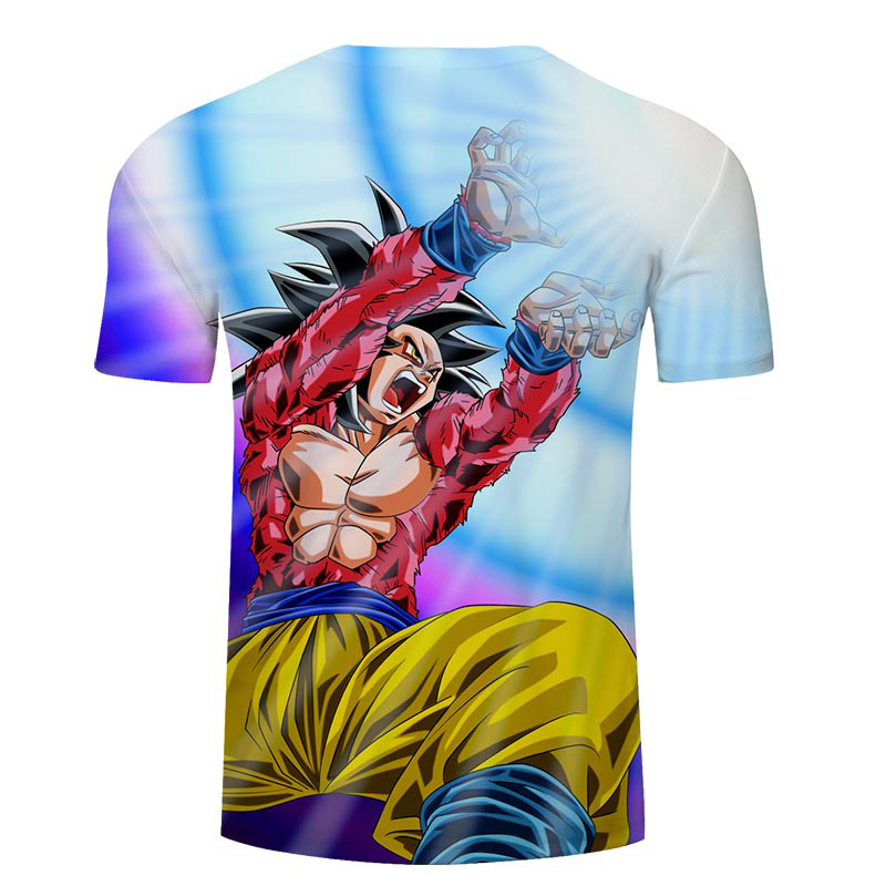 Dragon Ball GT Super Saiyan SSJ4 Son Goku All Over 3D Print T-Shirt - T ...