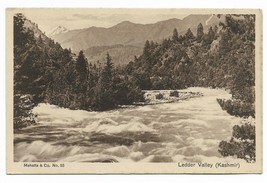 Vintage Mahatta &amp; Co. postcard  Ledder Valley, Kashmir - $5.00