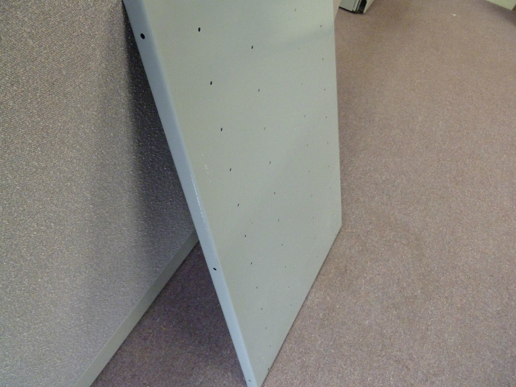 5 PACK USED LYON BOX SHELVES 24" x 36" STEEL SHELVING 8562M1 BINS