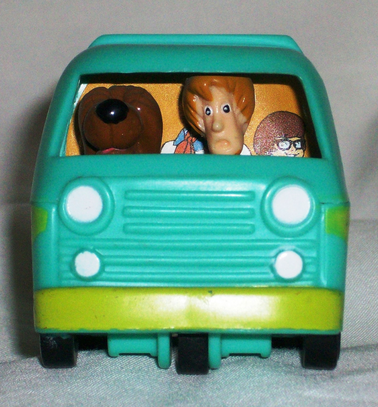 SCOOBY DOO THE MYSTERY MACHINE BUS PullBack Motor 1996 Burger King Toy