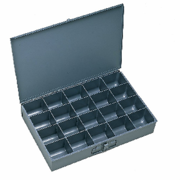 6 Durham Small Compartment Boxes Steel Bin Parts Storage ...